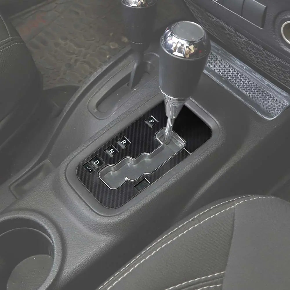 For 2011-2018 Jeep Wrangler JK & Unlimited Gear Shift Panel Cover Trim Aluminum