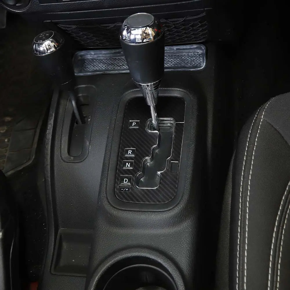 For 2011-2018 Jeep Wrangler JK & Unlimited Gear Shift Panel Cover Trim Aluminum