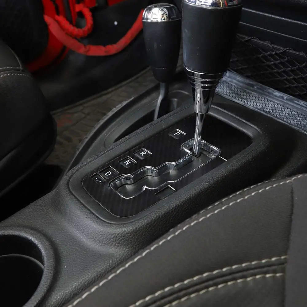 For 2011-2018 Jeep Wrangler JK & Unlimited Gear Shift Panel Cover Trim Aluminum