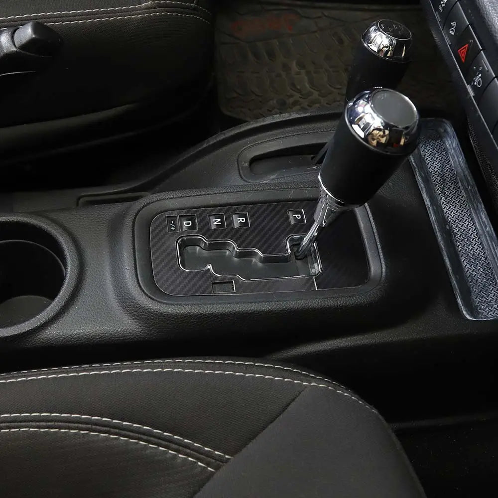 For 2011-2018 Jeep Wrangler JK & Unlimited Gear Shift Panel Cover Trim Aluminum
