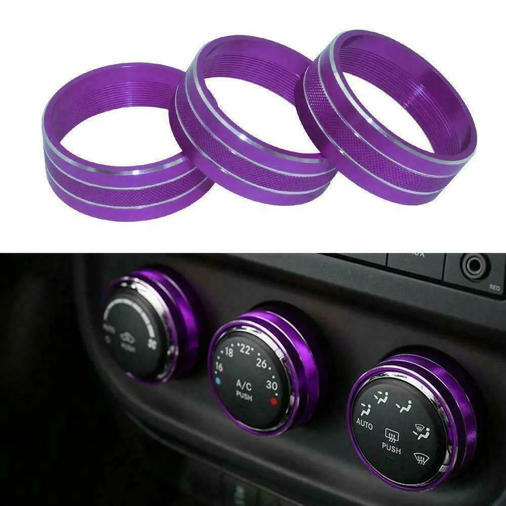 For 2011-2018 Jeep Wrangler JKU 4Door 21PCS Interior Decoration Trim Kit Full Set Cover