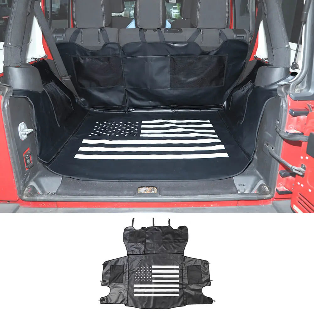 For 2011-2018 Jeep Wrangler JKU (All-in) 4Doors Trunk Cargo Liner Pet Dog Floor Cover Protector Mat