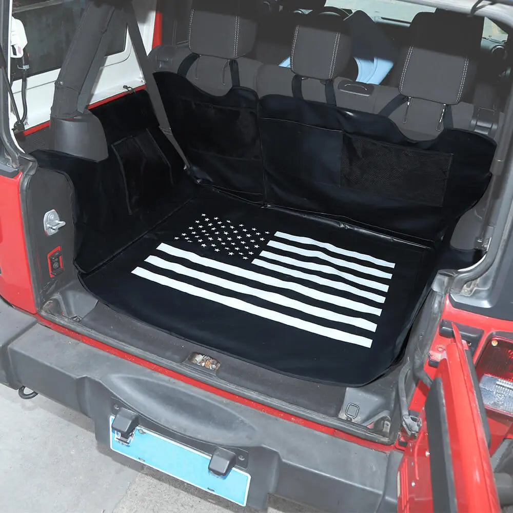 For 2011-2018 Jeep Wrangler JKU (All-in) 4Doors Trunk Cargo Liner Pet Dog Floor Cover Protector Mat