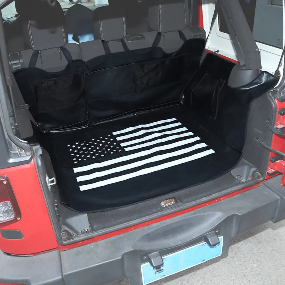 For 2011-2018 Jeep Wrangler JKU (All-in) 4Doors Trunk Cargo Liner Pet Dog Floor Cover Protector Mat