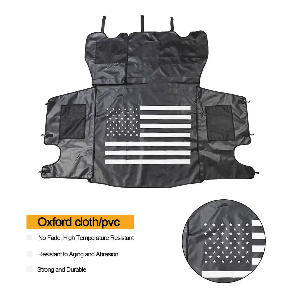 For 2011-2018 Jeep Wrangler JKU (All-in) 4Doors Trunk Cargo Liner Pet Dog Floor Cover Protector Mat
