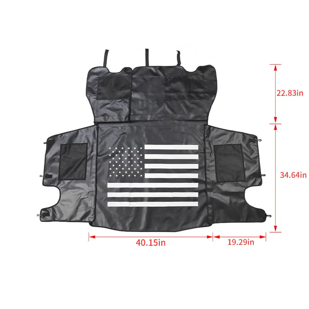 For 2011-2018 Jeep Wrangler JKU (All-in) 4Doors Trunk Cargo Liner Pet Dog Floor Cover Protector Mat