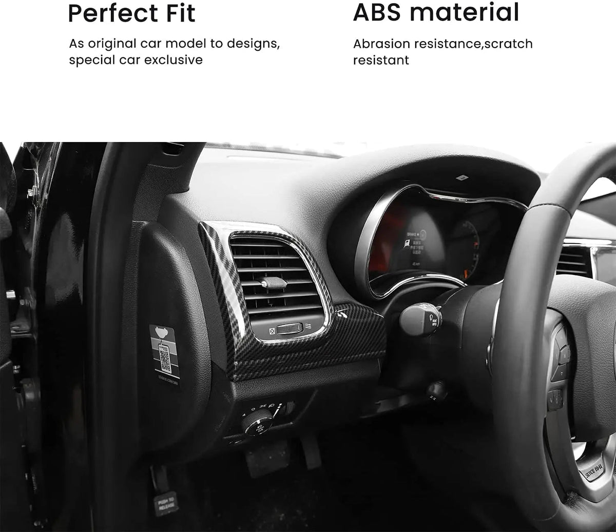 For 2014-2021 Jeep Grand Cherokee WK2 Dashboard Center Console Panel Trim Kit