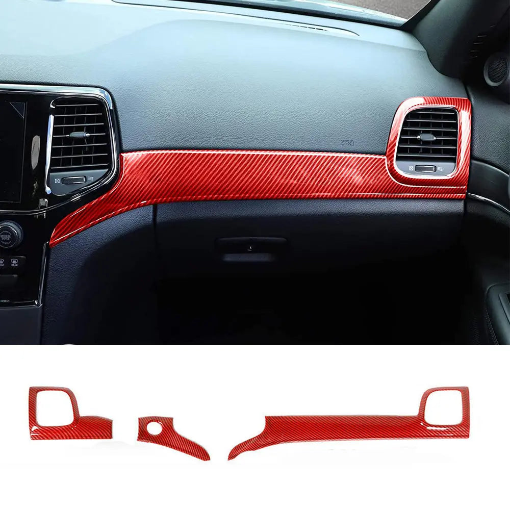 For 2014-2021 Jeep Grand Cherokee WK2 Dashboard Center Console Panel Trim Kit