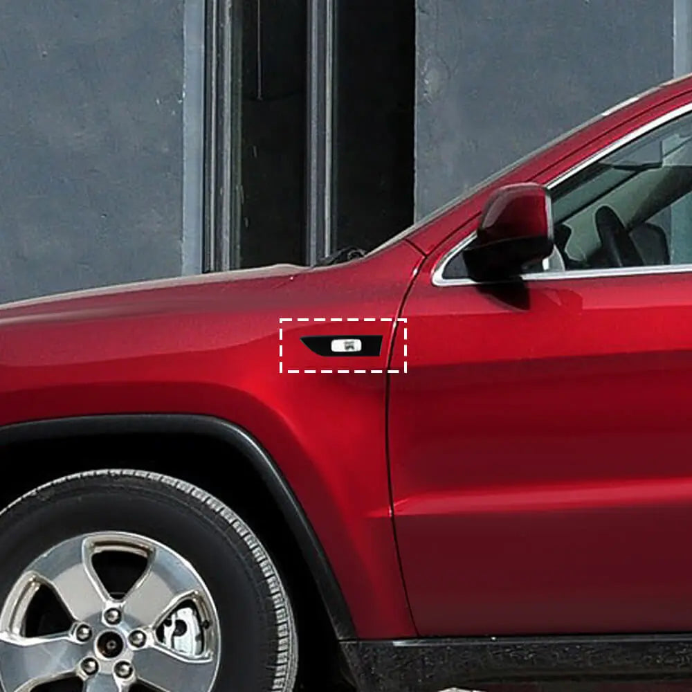 For 2011-2020 Jeep Grand Cherokee WK2/2008-2016 Compass Fender Turning Light Signal Cover Trim Decor