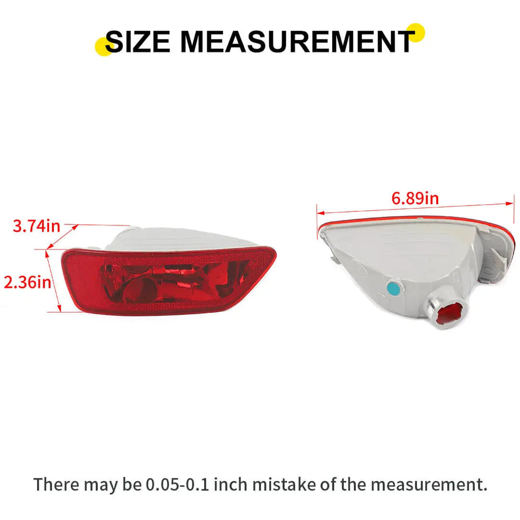 For 2011-2020 Jeep Grand Cherokee WK2/2011-2016 Compass Rear Bumper Fog Lamp Light Accessories