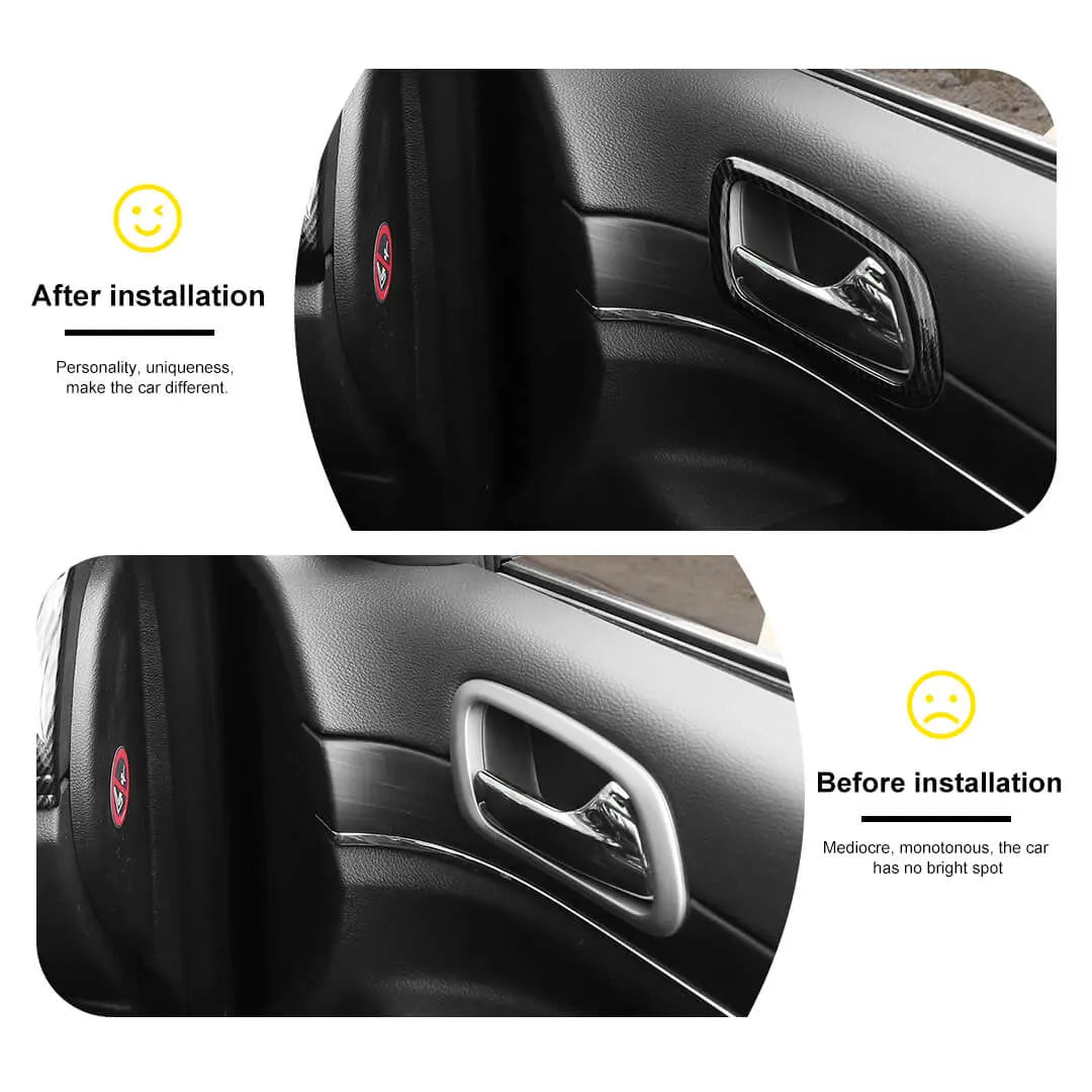 For 2011-2020 Jeep Grand Cherokee WK2 Air Conditioner Vent Outlet Door Handle Cover Trim Kit (6 pcs)