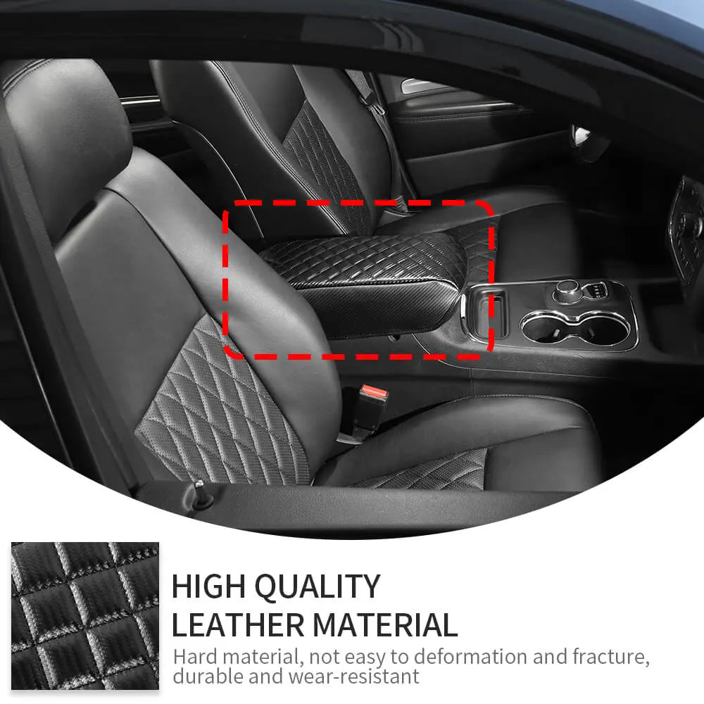 For 2011-2020 Jeep Grand Cherokee WK2 Center Console Armrest Box Decor Cover Cushion Pad