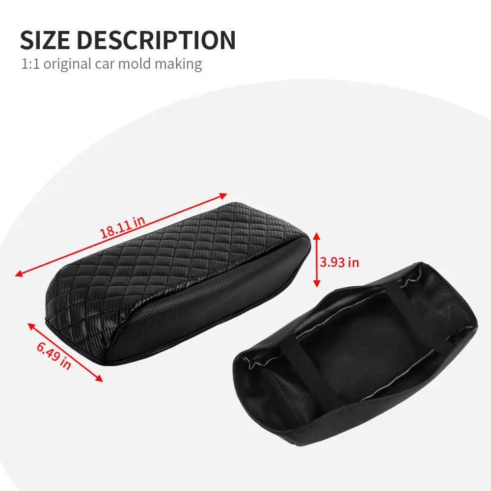 For 2011-2020 Jeep Grand Cherokee WK2 Center Console Armrest Box Decor Cover Cushion Pad