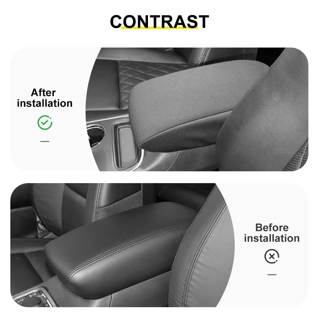 For 2011-2020 Jeep Grand Cherokee WK2 Central Console Armrest Guard Sleeve Mat Pad Cloth Cover