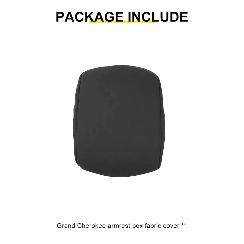 For 2011-2020 Jeep Grand Cherokee WK2 Central Console Armrest Guard Sleeve Mat Pad Cloth Cover