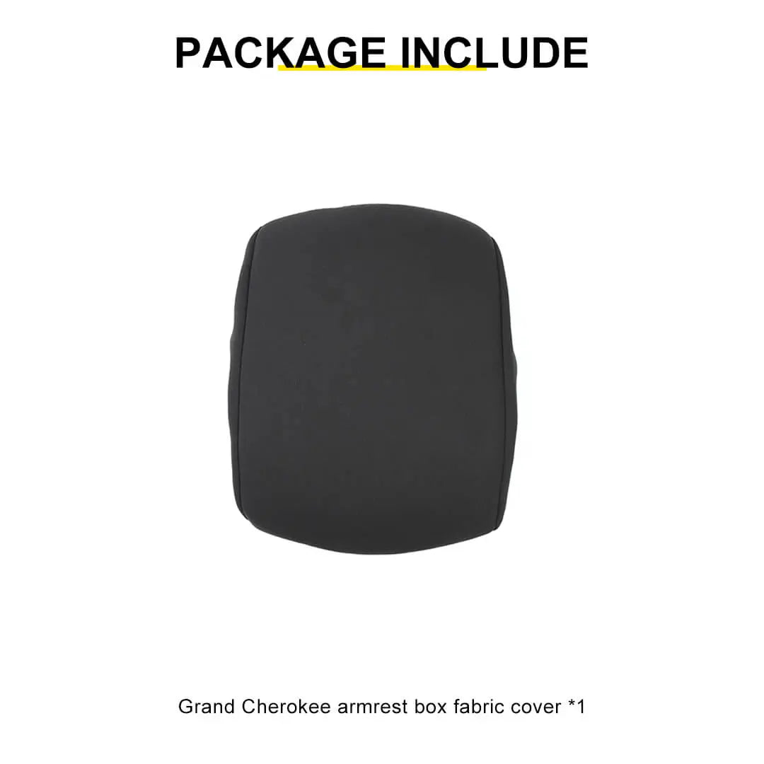For 2011-2020 Jeep Grand Cherokee WK2 Central Console Armrest Guard Sleeve Mat Pad Cloth Cover