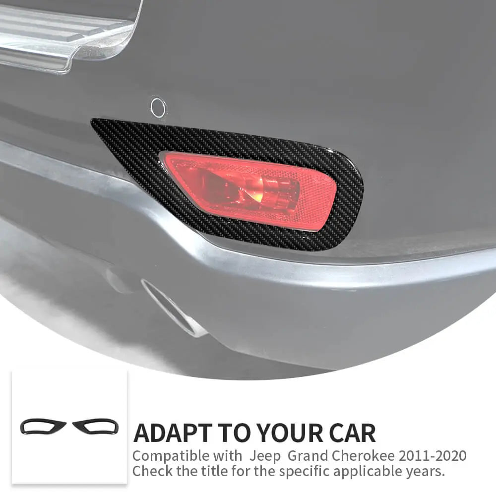 For 2011-2021 Jeep Grand Cherokee WK2 Exterior Rear Fog Light Lamp Cover