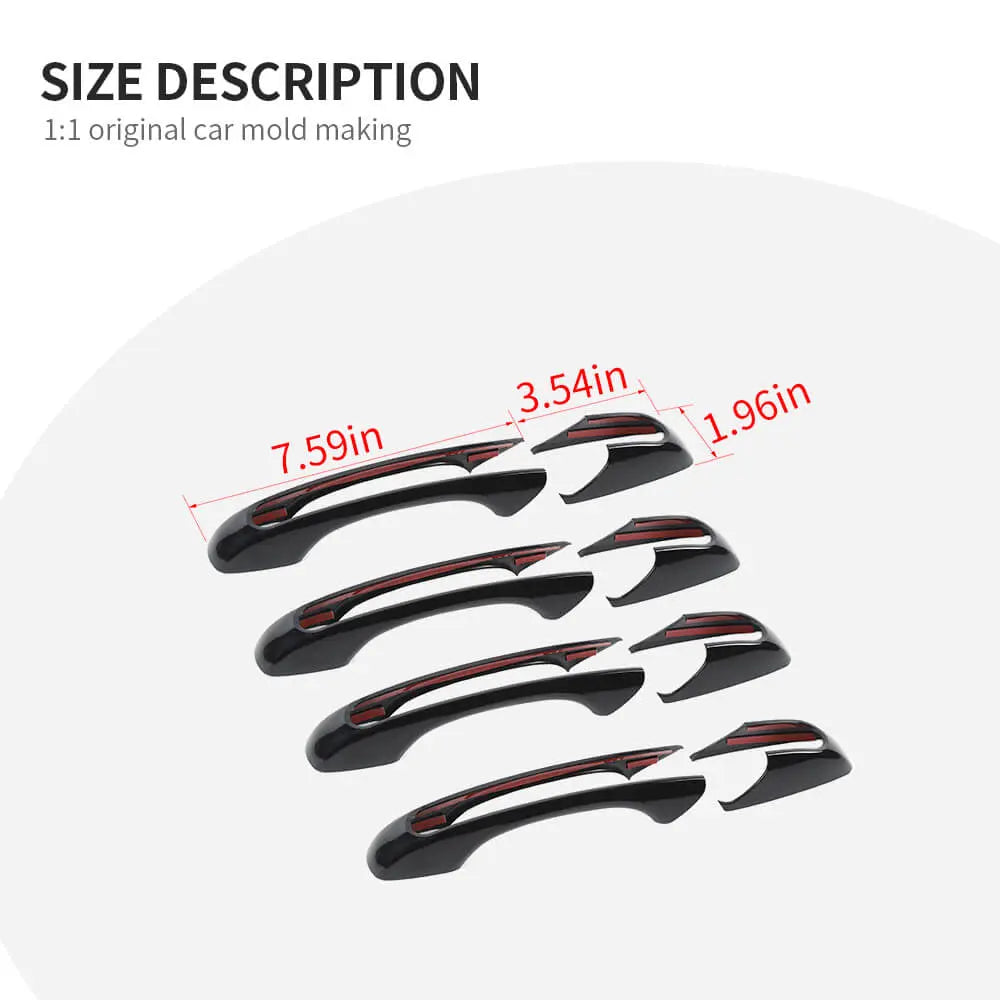For 2011-2021 Jeep Grand Cherokee WK2/2011-2016 Jeep Patriot Door Handle Cover Trim Shell