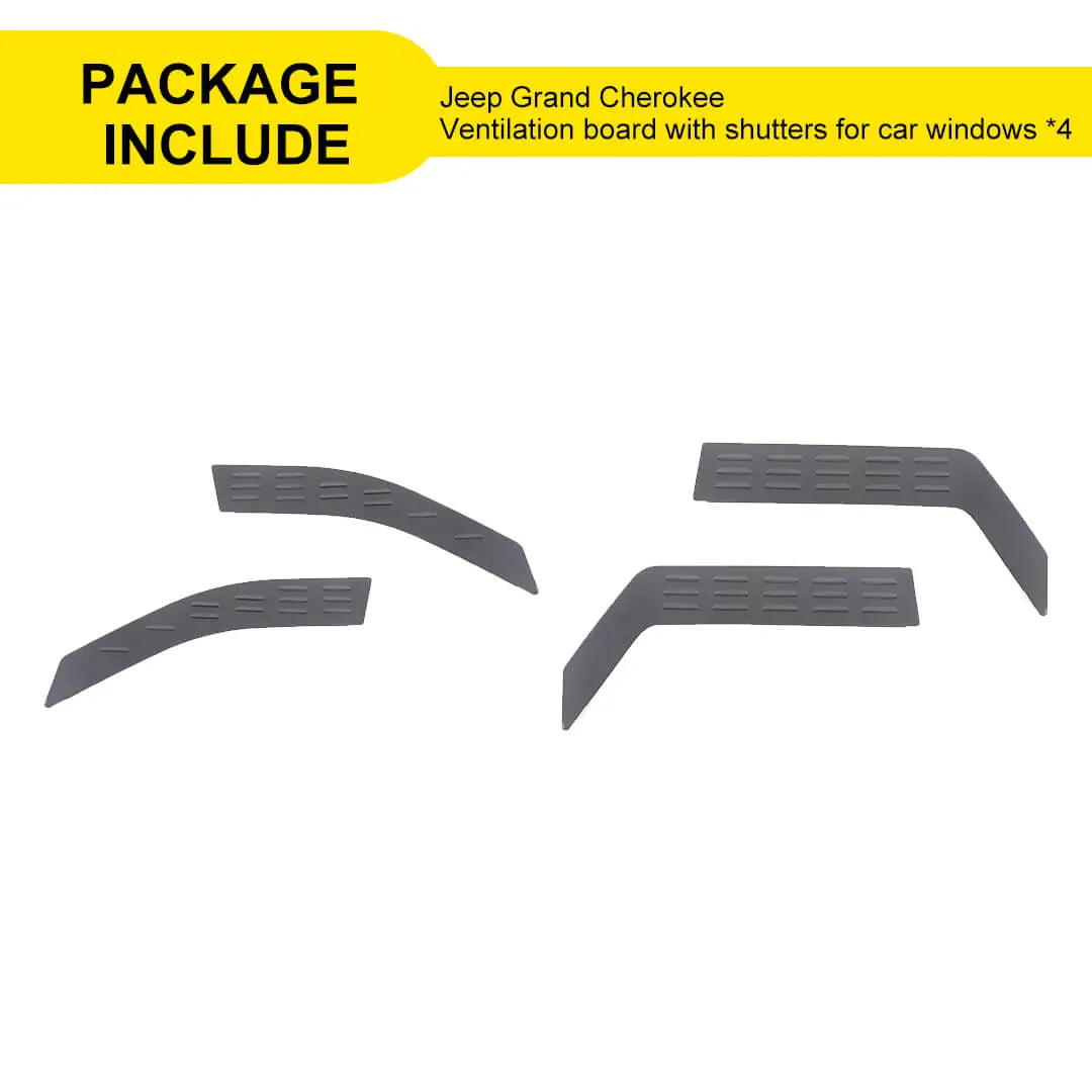 For 2011-2020 Jeep Grand Cherokee WK2 Front Rear Window Louvers Air Vent