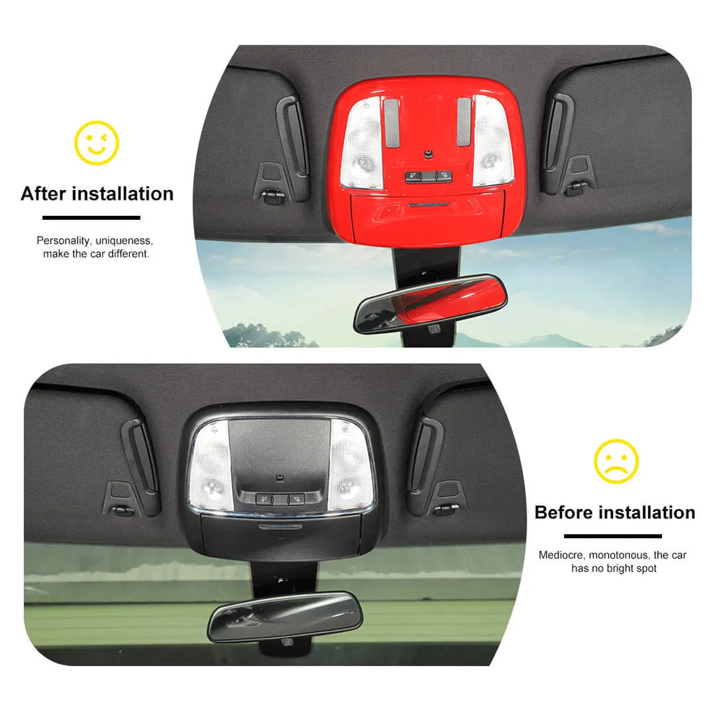 For 2011-2020 Jeep Grand Cherokee WK2 Interior Front Reading Light Panel Cover Trim