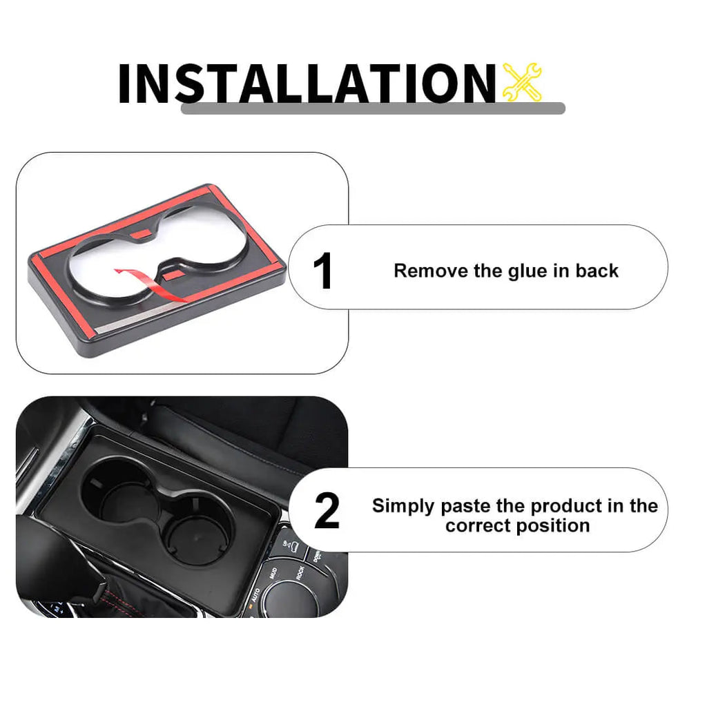 For 2011-2020 Jeep Grand Cherokee WK2 Interior Gear Shift Cup Holder Storage Box