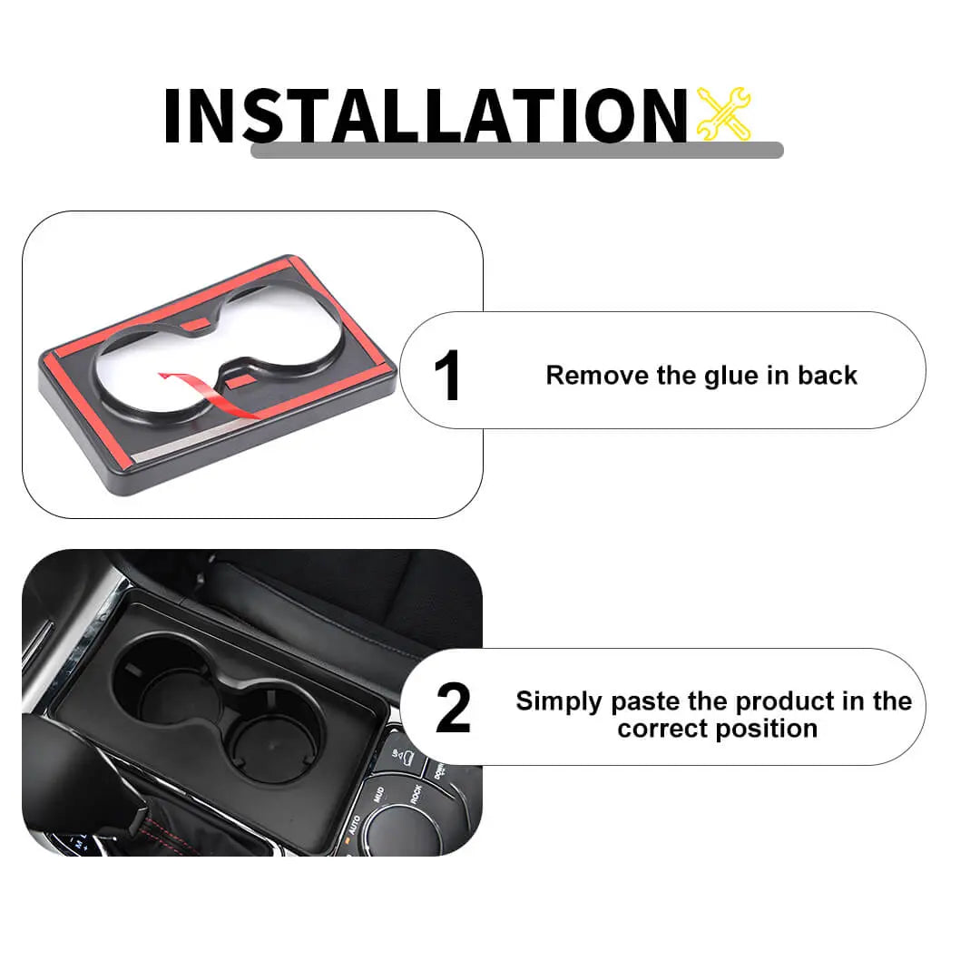 For 2011-2020 Jeep Grand Cherokee WK2 Interior Gear Shift Cup Holder Storage Box