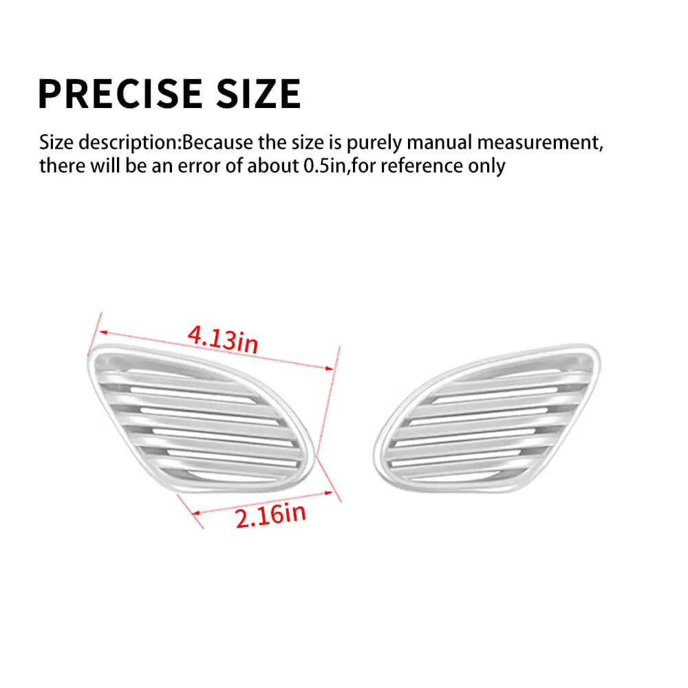 For 2011-2020 Jeep Grand Cherokee WK2 Rear Lower Air Outlet Vent Cover  Trim Decor