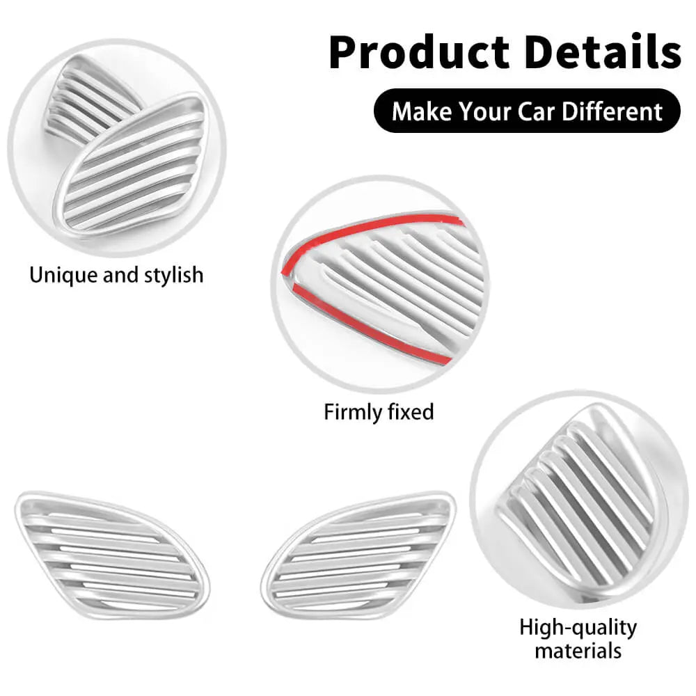 For 2011-2020 Jeep Grand Cherokee WK2 Rear Lower Air Outlet Vent Cover  Trim Decor