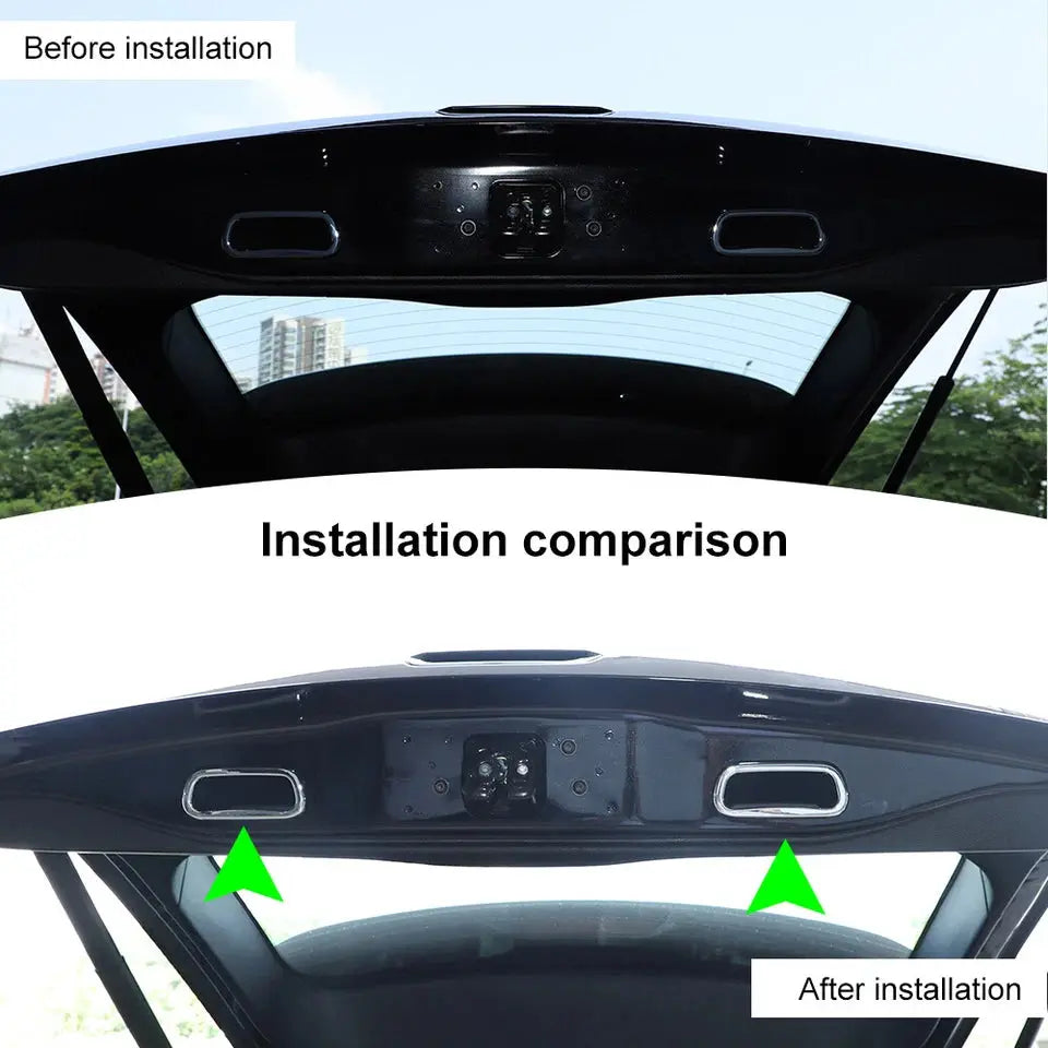 For 2011-2020 Jeep Grand Cherokee WK2 Rear Tailgate Handle Cover Trim