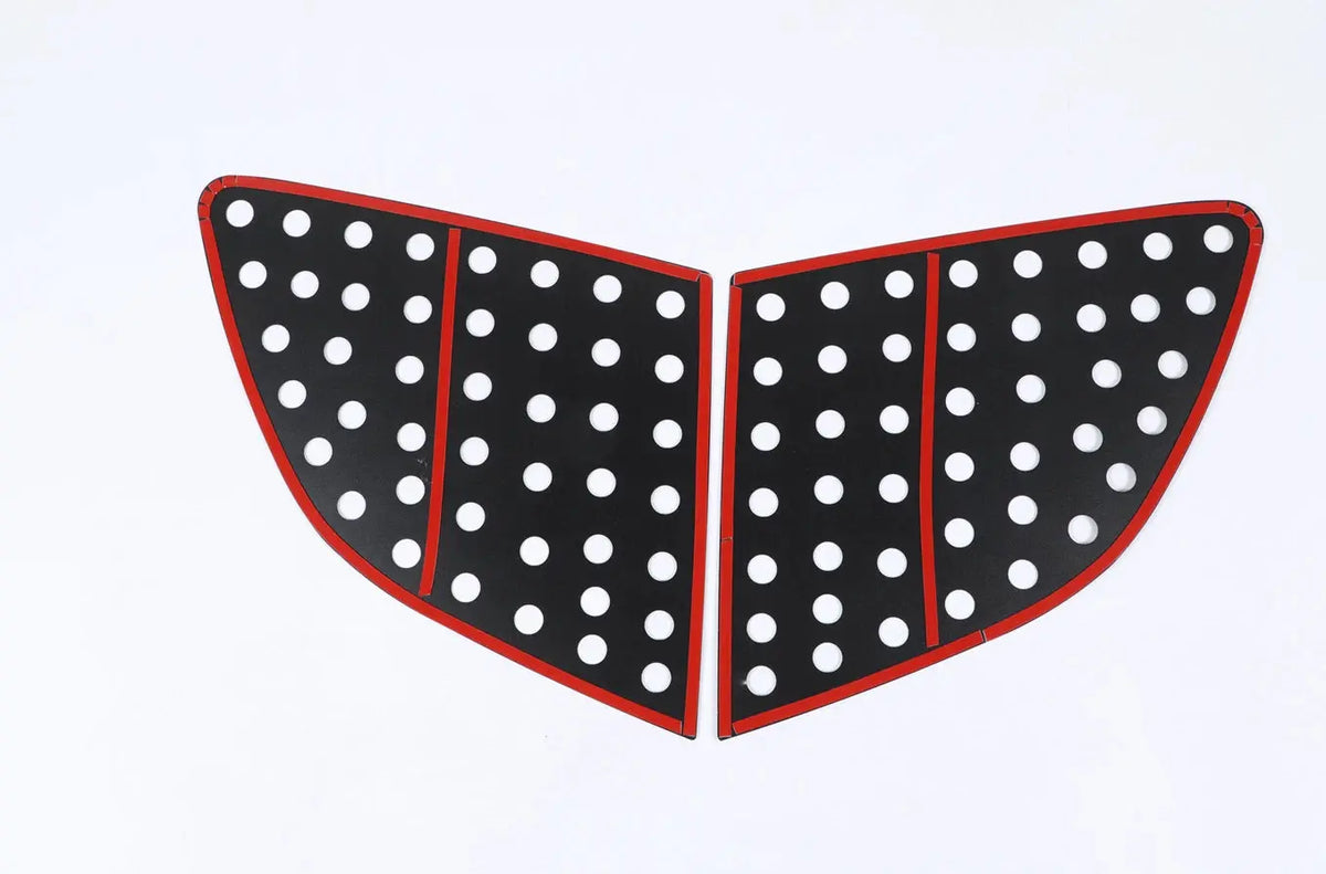 For 2011-2020 Jeep Grand Cherokee WK2 Rear Triangular Window Glass Plate Decor Cover (2 pcs)