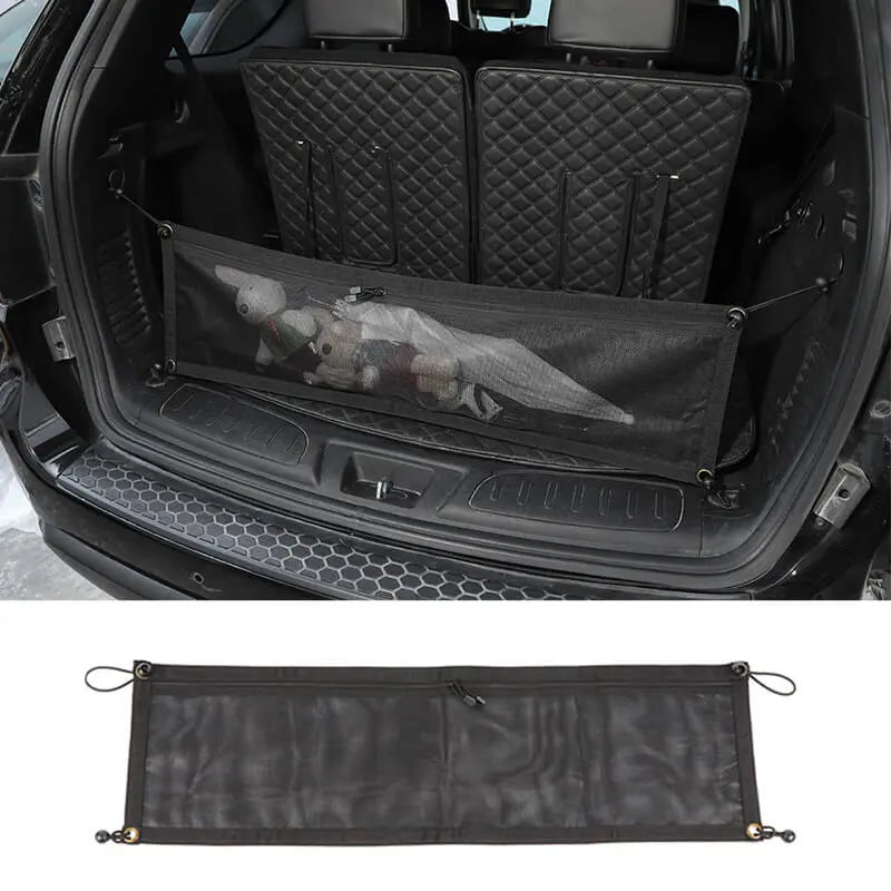For 2011-2020 Jeep Grand Cherokee WK2 Rear Trunk Shelf Mesh Net Storage Bag