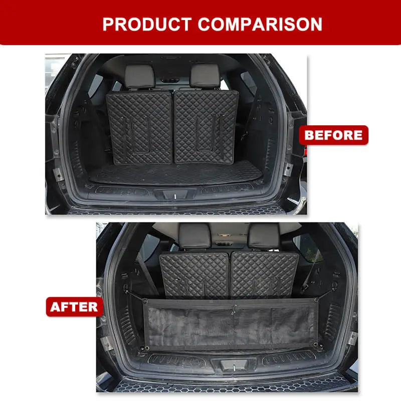 For 2011-2020 Jeep Grand Cherokee WK2 Rear Trunk Shelf Mesh Net Storage Bag