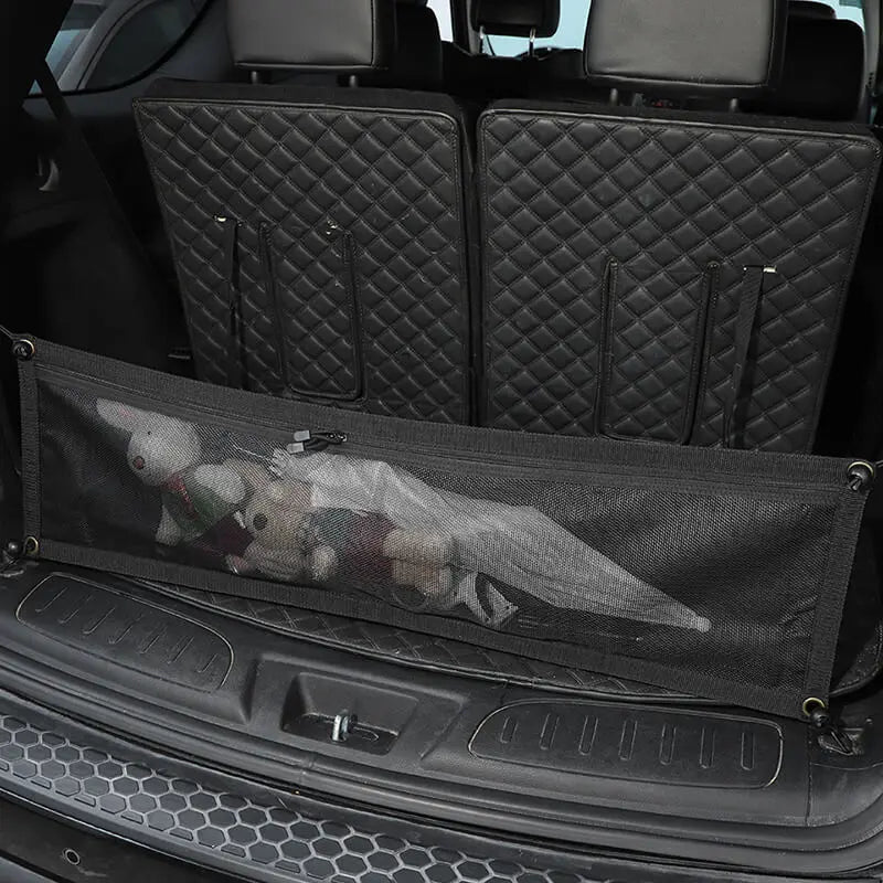 For 2011-2020 Jeep Grand Cherokee WK2 Rear Trunk Shelf Mesh Net Storage Bag