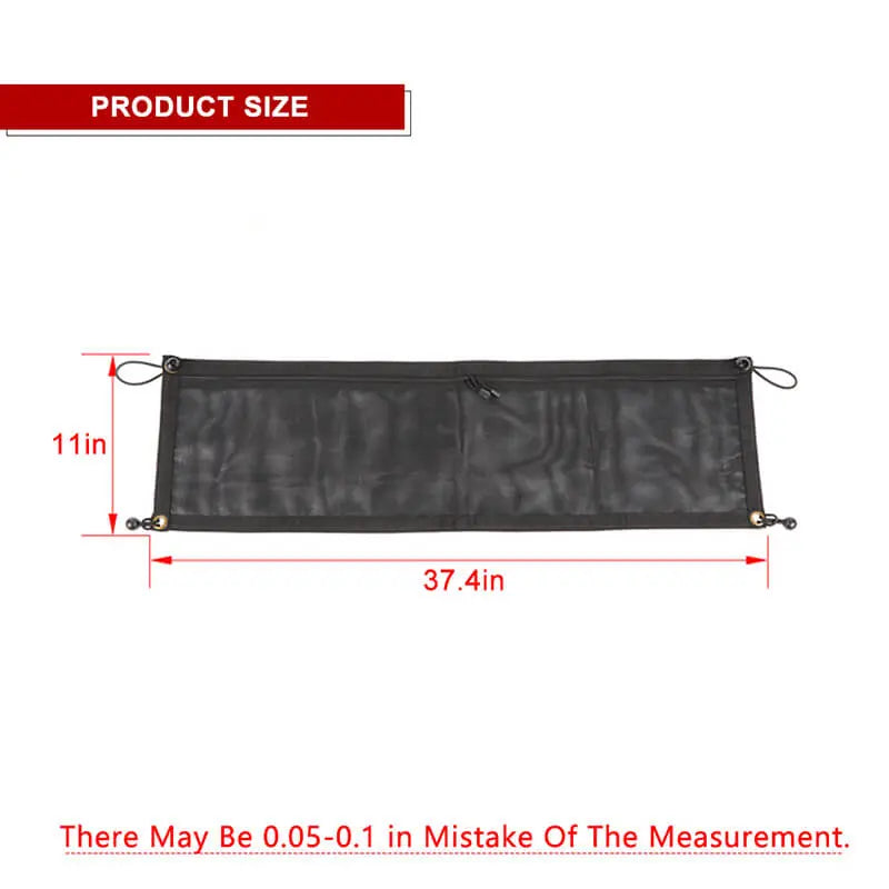 For 2011-2020 Jeep Grand Cherokee WK2 Rear Trunk Shelf Mesh Net Storage Bag