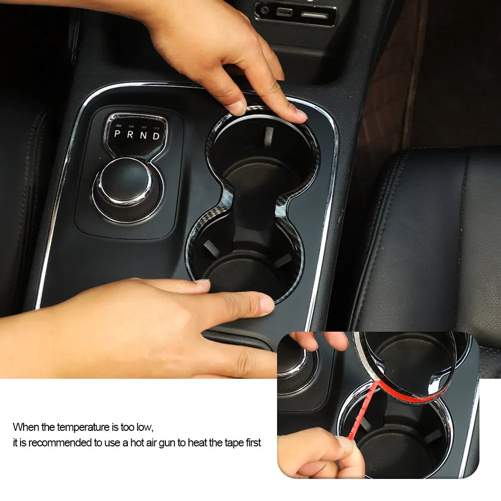 For 2011-2021 Jeep Grand Cherokee WK2 Gear Shift Cup Holder Cover Trim
