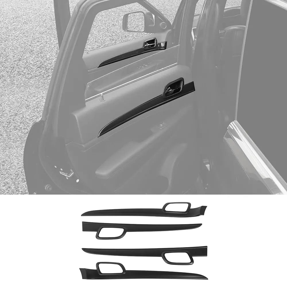 For 2011-2021 Jeep Grand Cherokee WK2 4X Inner Door Handle Trim Decor Cover Kit