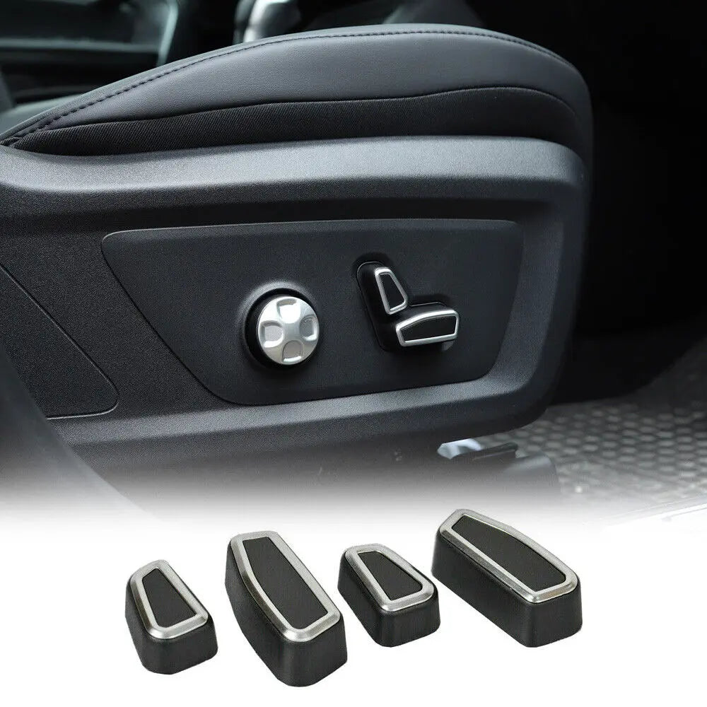 For 2011-2021 Jeep Grand Cherokee WK2 4x Seat Adjustment Switch Button Decor Cover Trim