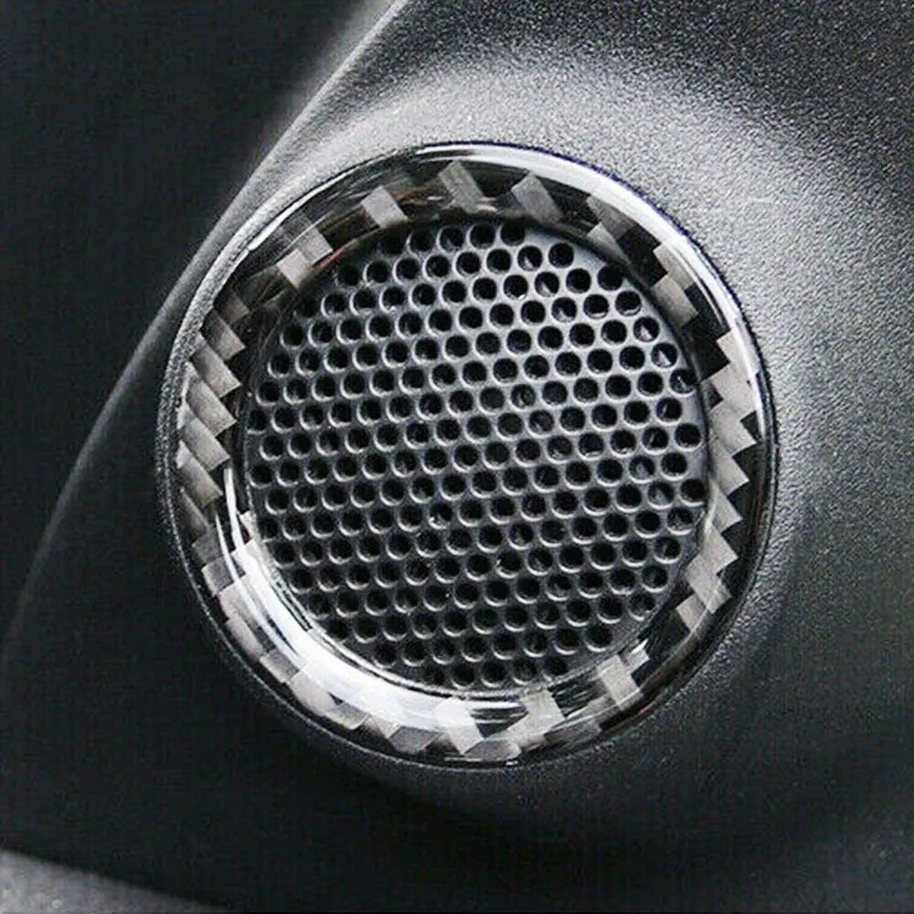 For 2011-2021 Jeep Grand Cherokee WK2 A-Pillar Door Audio Speaker Ring Trim, Loudspeaker Decorations Circle Trims