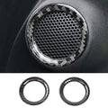 For 2011-2021 Jeep Grand Cherokee WK2 A-Pillar Door Audio Speaker Ring Trim, Loudspeaker Decorations Circle Trims