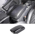 For 2011-2021 Jeep Grand Cherokee WK2 Black Carbon Fiber Central Armrest Box Panel Cover Trim