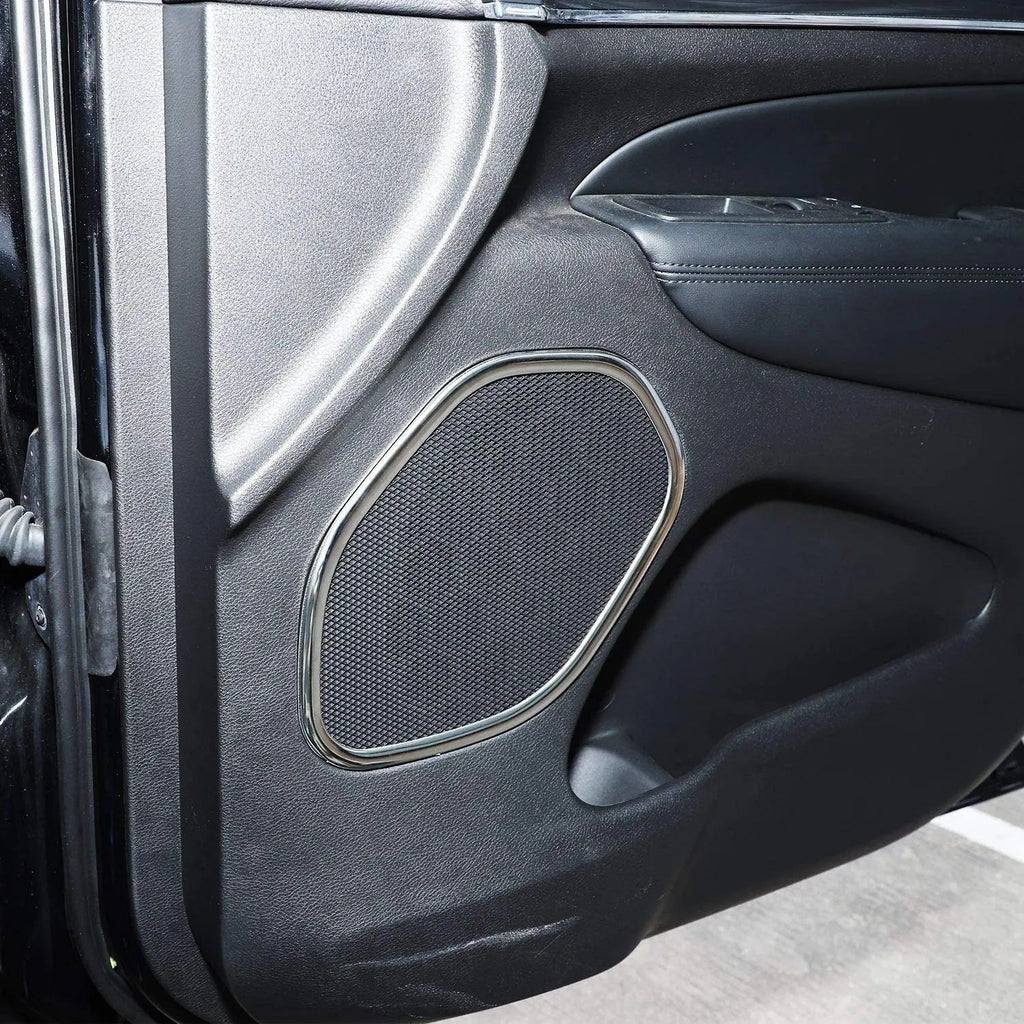 For 2011-2021 Jeep Grand Cherokee WK2 Car Interior Door Speaker Cover Trim 4PCS