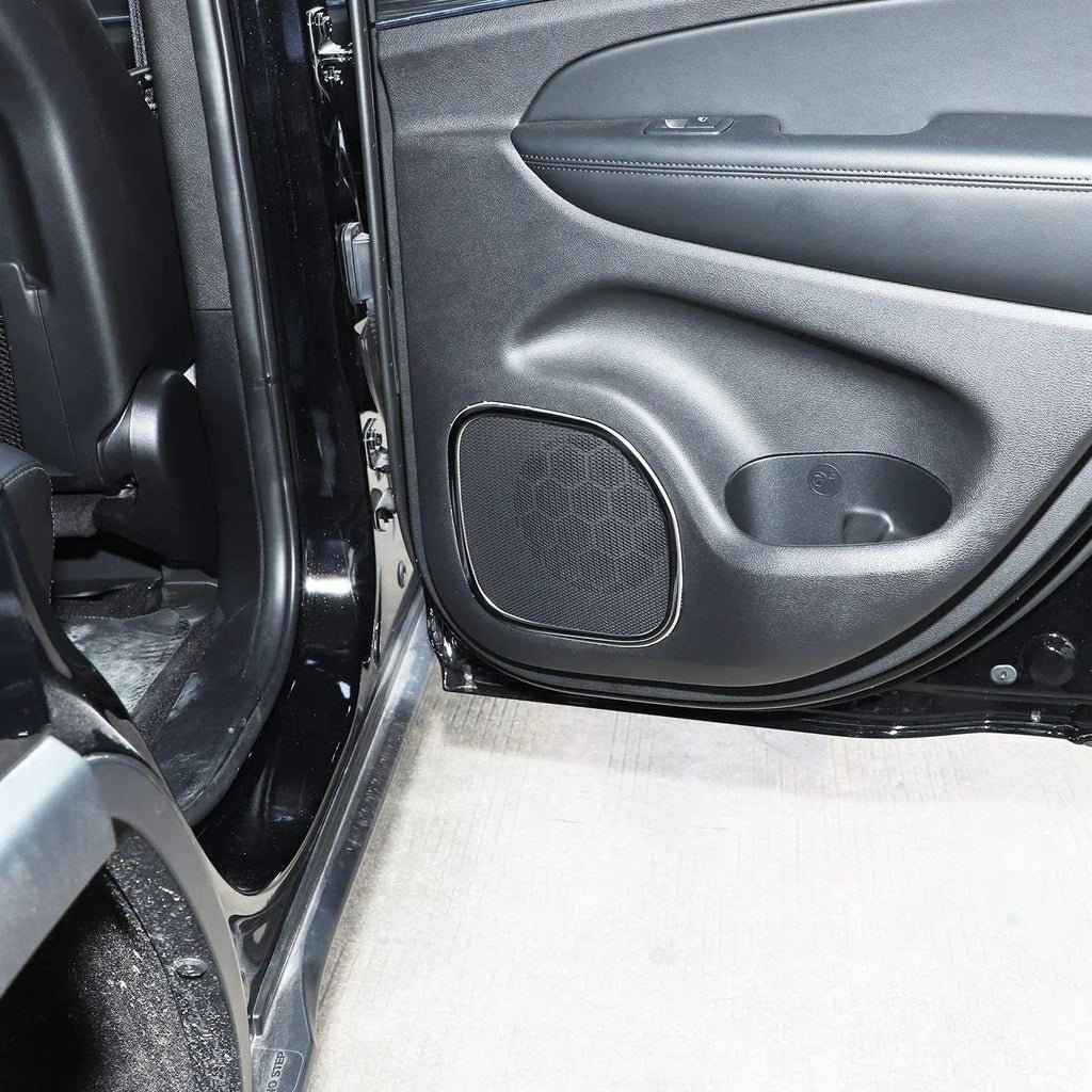 For 2011-2021 Jeep Grand Cherokee WK2 Car Interior Door Speaker Cover Trim 4PCS