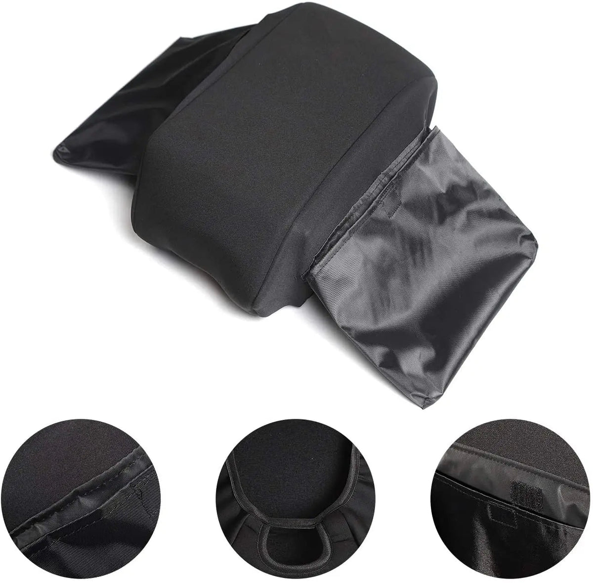 For 2011-2021 Jeep Grand Cherokee WK2 Center Armrest Pad Cover with Storage Bag