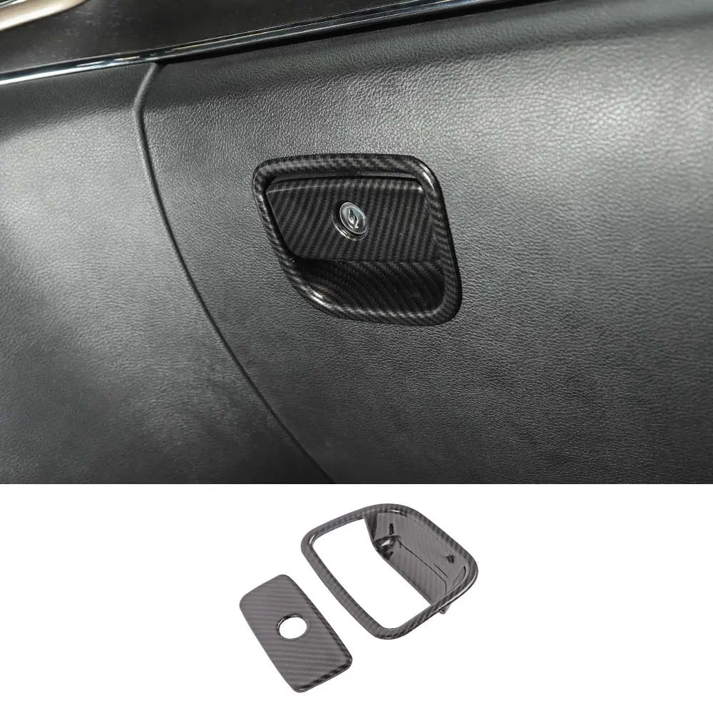 For 2011-2021 Jeep Grand Cherokee WK2 Co-pilot Storage Glove Box Handle Cover Trim