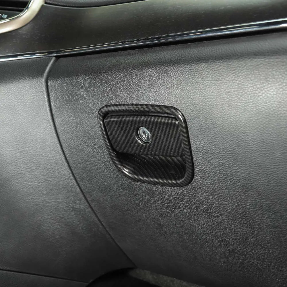 For 2011-2021 Jeep Grand Cherokee WK2 Co-pilot Storage Glove Box Handle Cover Trim