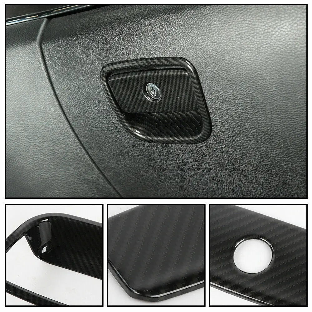 For 2011-2021 Jeep Grand Cherokee WK2 Co-pilot Storage Glove Box Handle Cover Trim