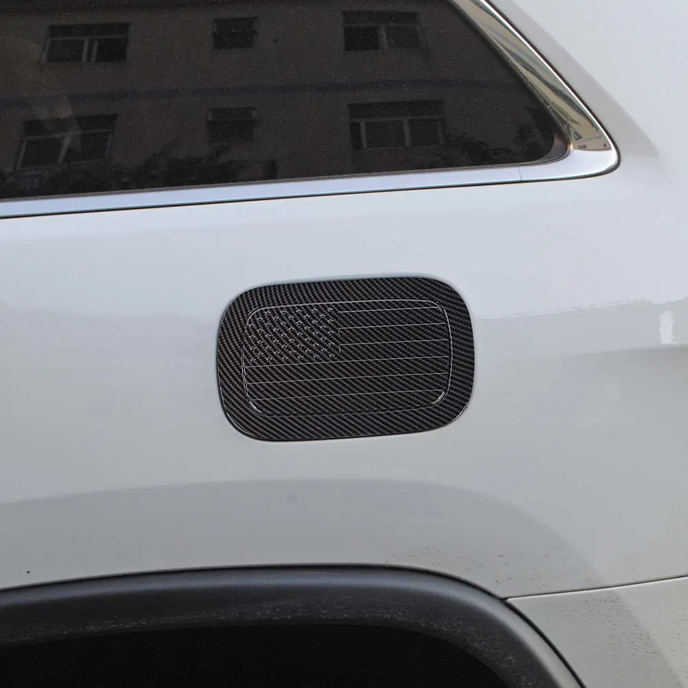 For 2011-2021 Jeep Grand Cherokee WK2 Door Gas Cap Fuel Tank Cover Trim