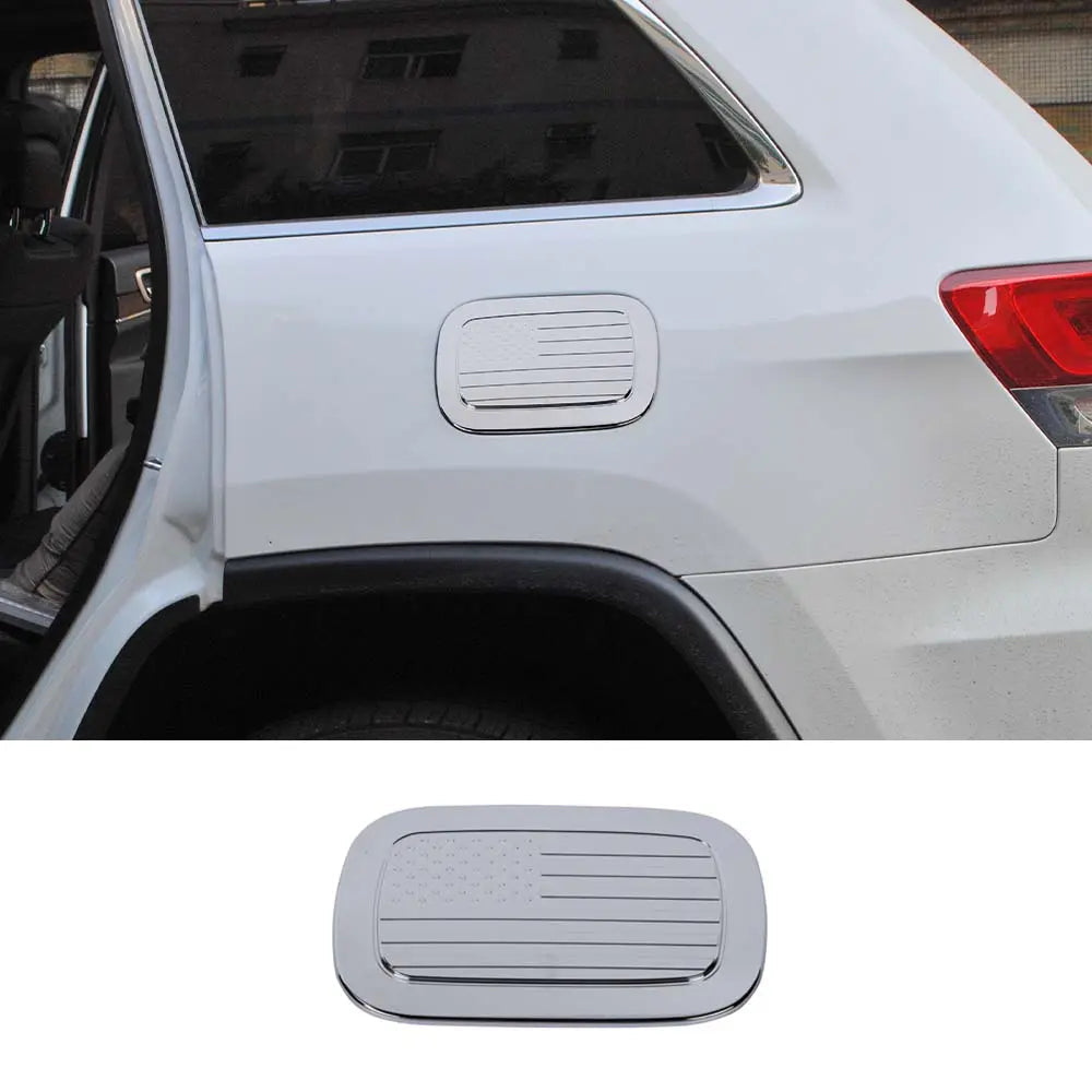 For 2011-2021 Jeep Grand Cherokee WK2 Door Gas Cap Fuel Tank Cover Trim
