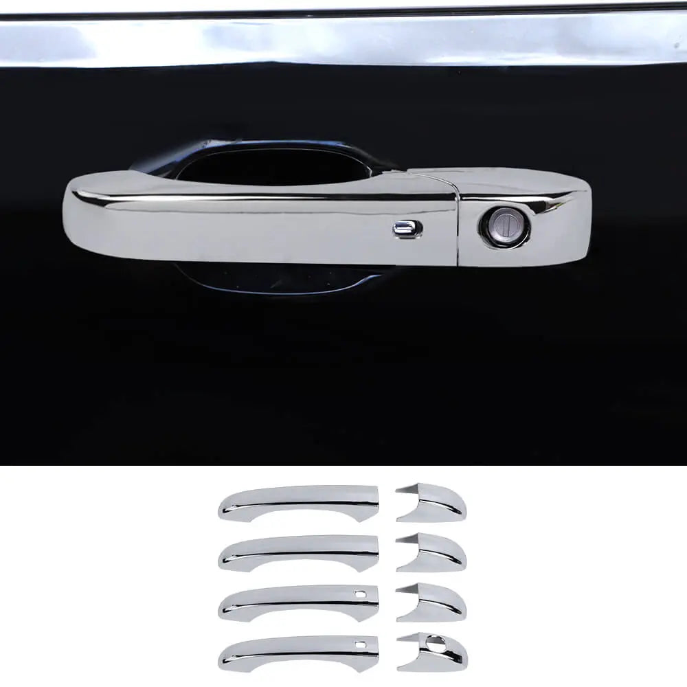 For 2011-2021 Jeep Grand Cherokee WK2 Exterior Door Handle Cover Trim Kit