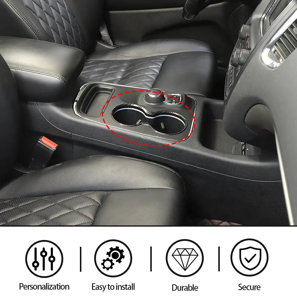 For 2011-2021 Jeep Grand Cherokee WK2 Gear Shift Cup Holder Cover Trim